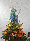 MIXED FLOWER BASKET FOR FUNERAL